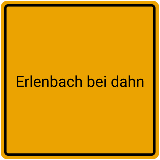 Meldebestätigung Erlenbach bei Dahn